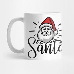 Cute Santa quotes design Mug